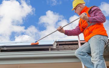 Woodcote soft wash roof cleaning